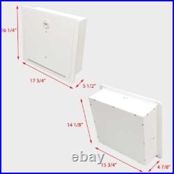 Teak Isle Boat Stove with Storage Box 183260-14318 Rinker Off White