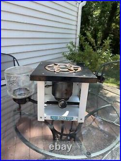 The Boss Huenefeld Brass Valve Kerosene Table Top Burner Stove-Antique