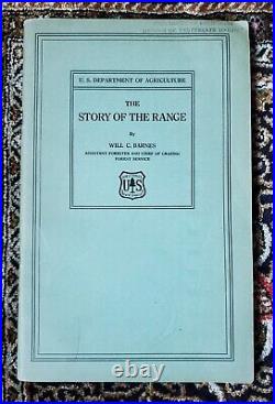 The Story Of The Range Will C. Barnes 1926 USDA