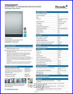 Thermador 36 SS Pro Grand Dual Fuel Range PRD364JDGU FREE Thermador Dishwasher