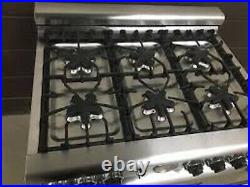 Thermador PD366BS 36 Dual Fuel Pro Grand Range 6 Burners Stainless