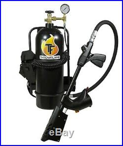 Throwflame XL18 Flamethrower legal to own with 110 ft range. Flame thrower