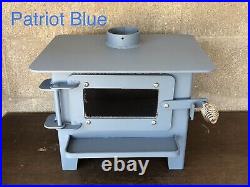 Tiny Wood Burning Stove Small Woodstove Fireplace Skoolie School Bus Rv House