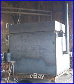 Top Loader Log Burner Outdoor Wood Burner Boiler Furnace Stove Outside 128000 sf
