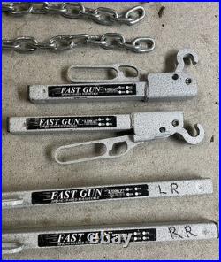 Torklift Fast Gun Turnbuckle Long Range- Grey With Extra TieDowns & Chains