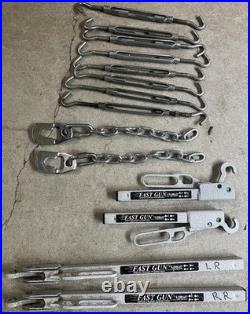 Torklift Fast Gun Turnbuckle Long Range- Grey With Extra TieDowns & Chains