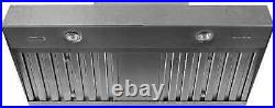 Trade-Wind VSL4486RC VSL400 Series 600 CFM 48W Range Hood Insert Stainless