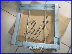 US ARMY COLEMAN STOVE FIELD USE FOLDING GRATE MINT in BOX RARE item