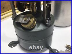 US Army Fiesta 1981 Military Backpacking Camping Stove Portable Cooking Cookware