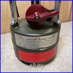 US Army M-1950 Gasoline Stove TM 10-708 Manuals + original box backpacking stove
