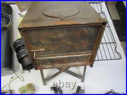 US M1950 Yukon Tent Stove Complete State Machine Products 1983 Dated RUSTY
