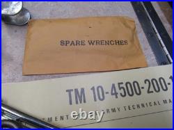 US M1950 Yukon Tent Stove Complete State Machine Products 1983 Dated RUSTY