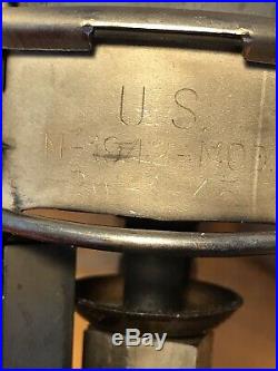US Military Issue M-1942 Single Burner Field Stove WWII 1945 Date Mark