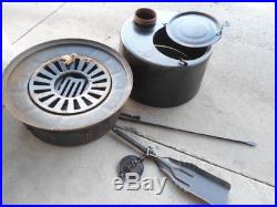 US Military M1950 Potbelly Wood Stove (newithcomplete)