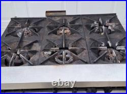 US Range Natural Gas Commercial 36 6 Six Burner S-6-26 Range Oven Stove