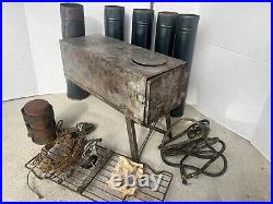 US STOVE YUKON M-1950 Military Tent Stove Heater C. L. BRYANT CORP MFG 1951