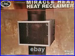 US Stove Company 6-Inch Miracle Heat Reclaimer Wood or Coal Stove Furnace, Black