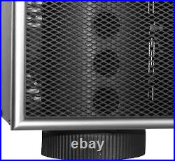 US Stove Company 6-Inch Miracle Heat Reclaimer Wood or Coal Stove Furnace, Black