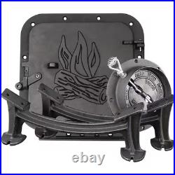 US Stove Company BSK2000 Heavy Duty Camp Stove Kit, Black, Medium