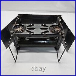 US Vietnam Era Stove 2 Burner Army Medical Dept 1965 Coleman Prod Co With Case