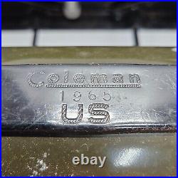 US Vietnam Era Stove 2 Burner Army Medical Dept 1965 Coleman Prod Co With Case