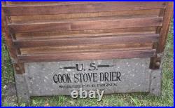 U. S. Cook Stove Drier, E. B Fahrney, Waynesboro PA. Late 1800's Food Dehydrator