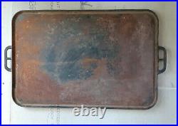 U. S. Knox Stove Works 1941 GRIDDLE CAST IRON World War II era 24 SKILLET 33x20