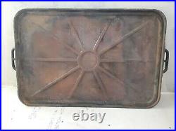 U. S. Knox Stove Works 1941 GRIDDLE CAST IRON World War II era 24 SKILLET 33x20