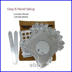 Uberleben Stoker Stainless Steel Flatpack Stove with Grill Grate & Canvas Sleeve