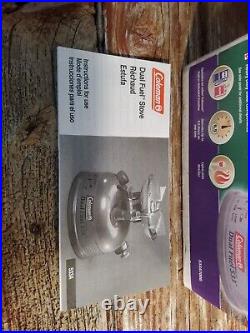 Unfired-Coleman Sportster II Dual Fuel Stove Model 533 with Orig Box+Manual 03/04