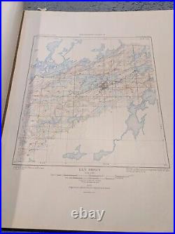 United States Geological Survey Atlas Minnesota Vermillion Iron Range 1903 Book