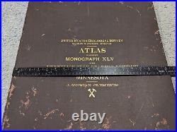 United States Geological Survey Atlas Minnesota Vermillion Iron Range 1903 Book
