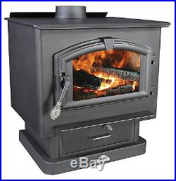 United States Stove Company 2,000 Square Foot Wood Stove with Blower