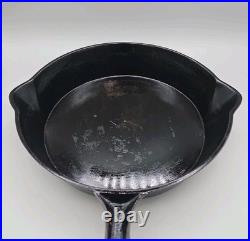 Unmarked, Richmond VA Stove Co Skillet No. 7 Double Pour Sami Fancy Handle EUC