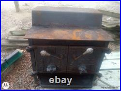 Unrestored Fisher Grandpa Bear Wood Stove