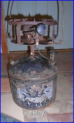 Unusual COLEMAN very early HANDY GAS PLANT STOVE burner camp cook 458G