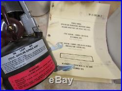 Us M1950 Gasoline Burner Stove With Manual And Wrench In Container 1982 Dated