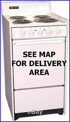 Used 20 Electric Range PLEASE SEE MAP FOR DELIVERY AREA Excellent Condition