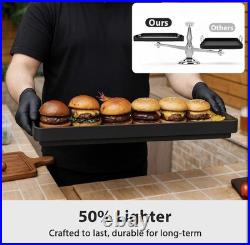 Utheer 23 x 16 Cast Iron Griddle for Gas Grill and Stove Top Universal Flattop