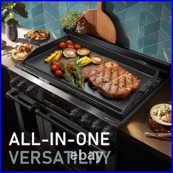 Utheer 23 x 16 Cast Iron Griddle for Gas Grill and Stove Top Universal Flattop