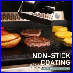 Utheer 23 x 16 Cast Iron Griddle for Gas Grill and Stove Top Universal Flattop
