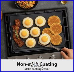 Utheer 23 x 16 Cast Iron Griddle for Gas Grill and Stove Top Universal Flattop
