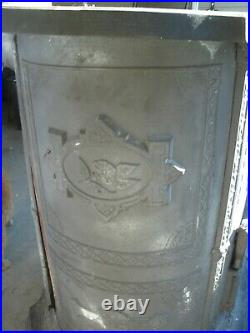 VERY RARE MID-LATE 1800's CAST IRON BUSSEY, MCLEOD GOLD COIN WOOD STOVE