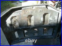 VERY RARE MID-LATE 1800's CAST IRON BUSSEY, MCLEOD GOLD COIN WOOD STOVE