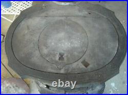 VERY RARE MID-LATE 1800's CAST IRON BUSSEY, MCLEOD GOLD COIN WOOD STOVE
