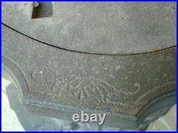 VERY RARE MID-LATE 1800's CAST IRON BUSSEY, MCLEOD GOLD COIN WOOD STOVE