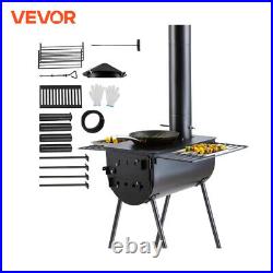 VEVOR 118in Wood Stove Alloy Steel Camping Wood Stocd