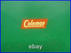 VINTAGE 1950's COLEMAN 2 BURNER CAMP STOVE model 425 estate find UNTESTED