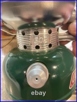 VINTAGE 1982 Coleman 502 Camping Sportster Green Stove One Burner used only ones