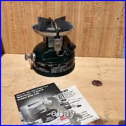 VINTAGE 1987 COLEMAN 508 SPORTSTER SINGLE BURNER CAMP COOKING STOVE 2-87 W Case